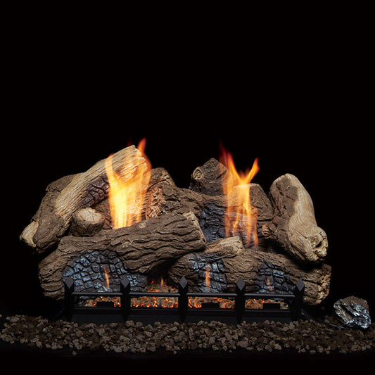 Monessen 18" Berkley Oak Refractory Ceramic Log Set for Natural Blaze Vent-Free 18" Burner - BO18-R