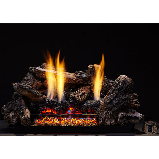 Monessen 18" 8-Piece Burncrete Hybrid Charisma Log Set for Glow Getter 18" Burner - CR18-H