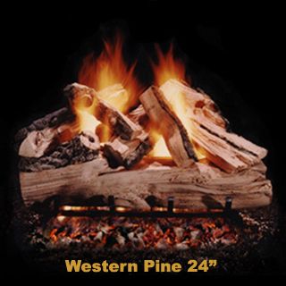 WPX6-21 | Hargrove 21" Western Pine Logs | Fresh Cut Series | Vented Gas Logs