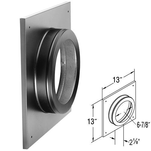 46DVA-DC | Round Ceiling Support | Wall Thimble Cover | Duravent 4 x 6 5/8