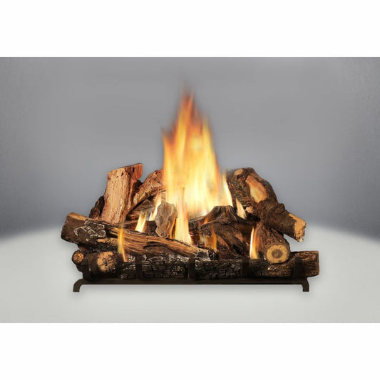 NAPB52NTL | Napoleon HDX52 Traditional Oak Phazer Log Set / Burner Assembly | Charcoal Embers | Ng