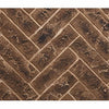 Majestic Meridian 42 & Meridian Platinum 42 | Interior Brick Panels | Tavern Brown | Herringbone