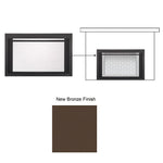 Majestic Overlap Clean Face Rectangular Screen Front | New Bronze | Jasper 30 & Ruby 30