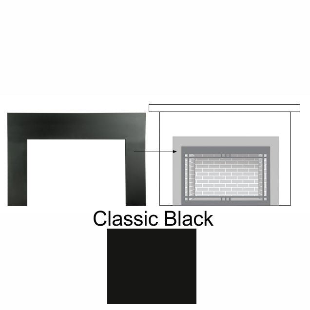 MAJMI35-4432-BK | Majestic Medium Surround | 44" x 32" | Classic Black | Ruby 35