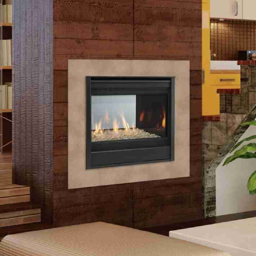 MAJST-DV36IN | Majestic Direct Vent Gas Fireplace | See-Through 36 | IntelliFire Touch Ignition