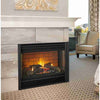 Majestic Direct Vent Gas Fireplace | Right Corner 36 | IntelliFire Touch Ignition