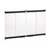 IHPBDO42 | Outdoor Fireplace Bi-Fold Glass Door | 42" | Black Finish | IHP