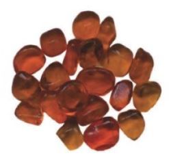 Amantii Sierra Flame Small Bead Fireglass | Orange