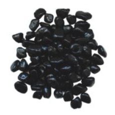 Amantii Sierra Flame Small Bead Fireglass | Black