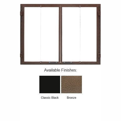 50" Bi-Fold Glass Doors | Black | Ashland, Birmingham & Rutherford 50's | HHT