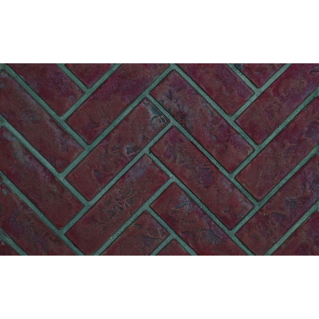 NAPDBPDX42OH | Napoleon Ascent D42 and DX42 | Decorative Brick Panels | Old Town Red Herringbone Brick Pattern