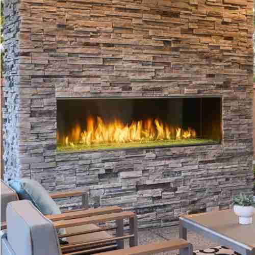 Gas Burning Fireplace | Outdoor | Single-sided | Lanai 60 | Outdoor Lifestyles