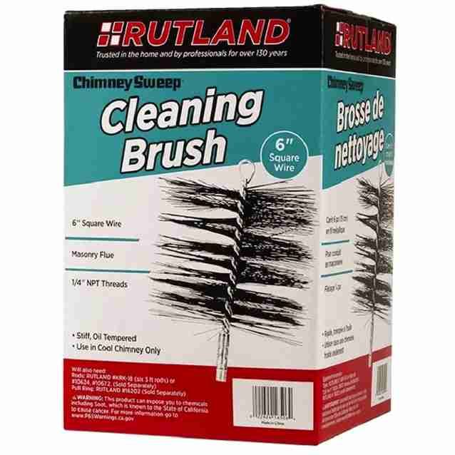 RUT16506 | Square Wire Cleaning Brush | 6" | Rutland