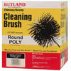 RUT16908 | Round Poly Cleaning Brush | 8" | Rutland