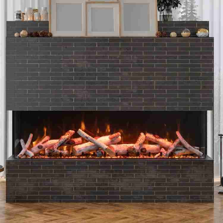 Amantii Tru-View Bespoke 45 3-Sided Electric Fireplace