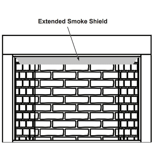 Extended Smoke Shield | Cottagewood 36 | Outdoor Lifestyles