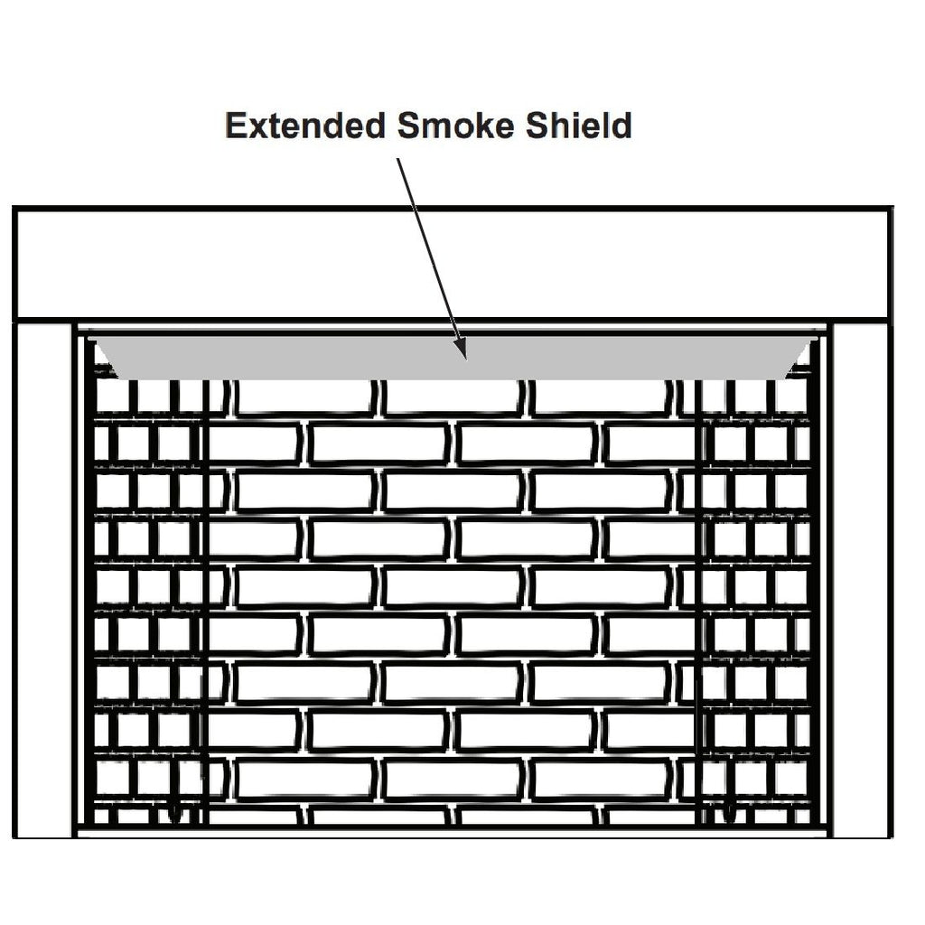 Extended Smoke Shield | Cottagewood 42 | Outdoor Lifestyles