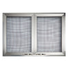 Stainless Steel Mesh Cabinet Style Doors | Vesper 36 | Outdoor Lifestyles