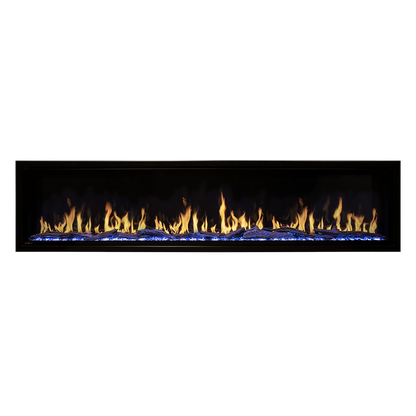 Modern Flames OR76-SLIM | Orion Slim 76" Single-Sided HELIOVISION Virtual | Electric Fireplace