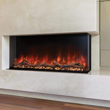 Modern Flames LPM-12016 | Landscape Pro Multi 120" Multi-Sided Built-In | Electric Fireplace
