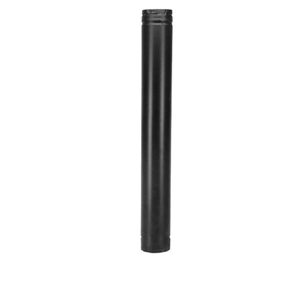 4PVP-60B | 4" x 60" PelletVent Pro Double-Wall Black Pipe Length