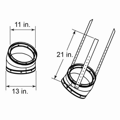 HHTSL1130 | 30 Deg Elbow  | Includes Offset & Return  | SL1100 | HHT