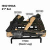 ISX6-21 | Hargrove 21" Inferno Logs | Charred Styles Series | Vented Gas Logs