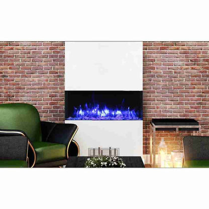Amantii Tru-View 3-Sided Slim 40 Electric Fireplace | WIFI Smart