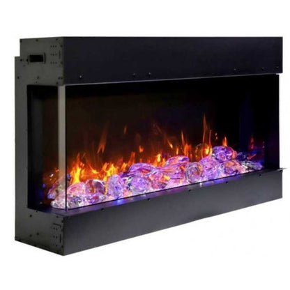 Amantii Tru-View 3-Sided Slim 40 Electric Fireplace | WIFI Smart