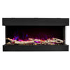AM60-TRV-SLIM-WIFI | Amantii Tru-View 3-Sided Slim 60 Electric Fireplace | WIFI Smart