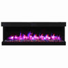 Amantii Tru-View 3-Sided Deep and Extra Tall 88 Electric Fireplace | WIFI Smart