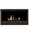 Sierra Flame Boston 36" Gas Burning Direct Vent Builder's Linear Fireplace | Bonaparte-36