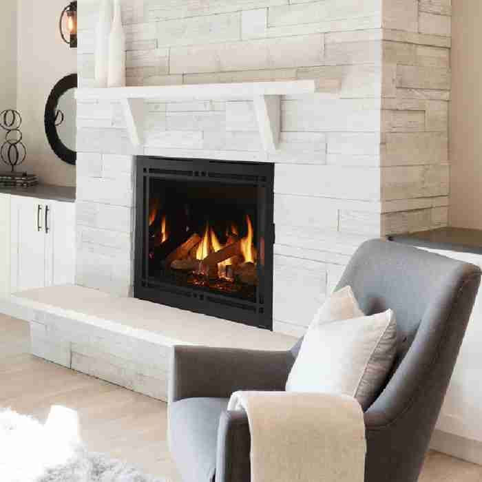 Majestic Direct Vent Gas Fireplace | Quartz Platinum 36 | IntelliFire Touch Ignition System