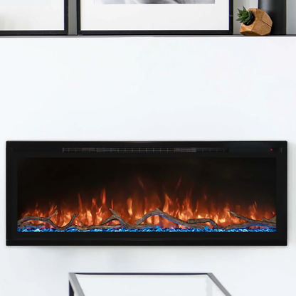 Modern Flames SPS-50B | Spectrum Slimline 50" Ultra-Slim Build-In | Electric Fireplace