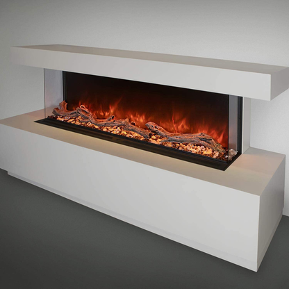 Modern Flames LPM-8016 | Landscape Pro Multi 80" Multi-Sided Built-In | Electric Fireplace