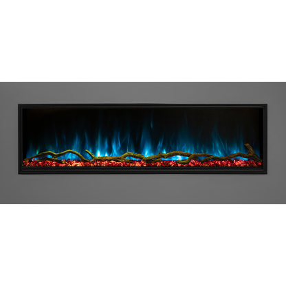 Modern Flames LPS-9614 | Landscape Pro Slim 96" Single-Sided Built-In | Electric Fireplace