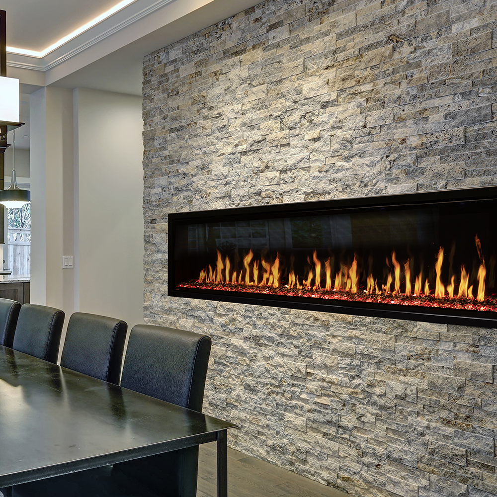 Modern Flames OR100-SLIM | Orion Slim 100" Single-Sided HELIOVISION Virtual | Electric Fireplace