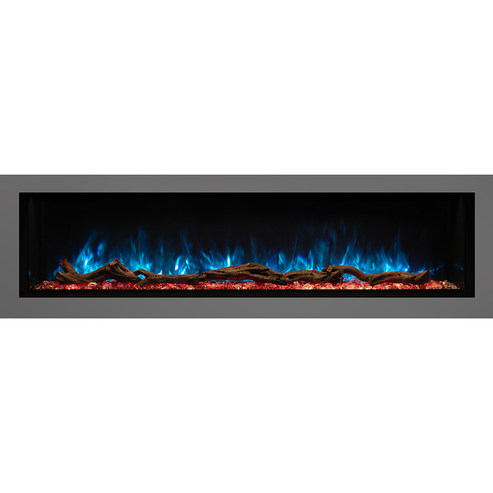 Modern Flames LPM-6816 | Landscape Pro Multi 68" Multi-Sided Built-In | Electric Fireplace