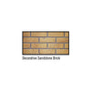 Sandstone Decorative Brick Panels for GRANDVILLE GVF36 Fireplaces-GV824KT