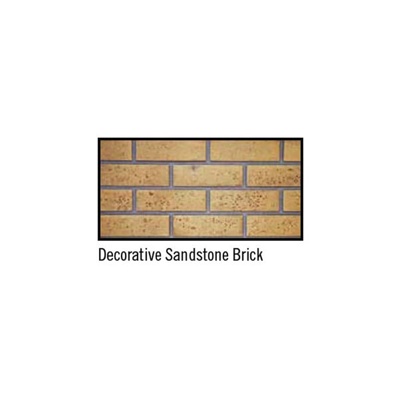 Sandstone Decorative Brick Panels for GRANDVILLE GVF36 Fireplaces-GV824KT