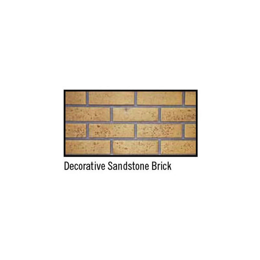 Sandstone Decorative Brick Panels for GRANDVILLE GVF36 Fireplaces-GV824KT