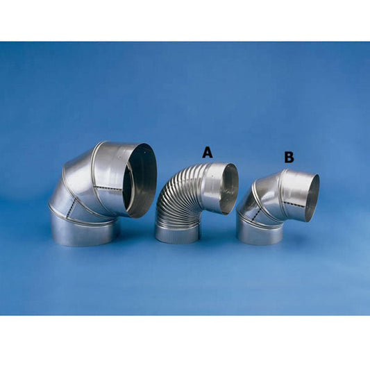Heatfab 316-Alloy Stainless Steel 90-Degree Adjustable Sectioned Elbow