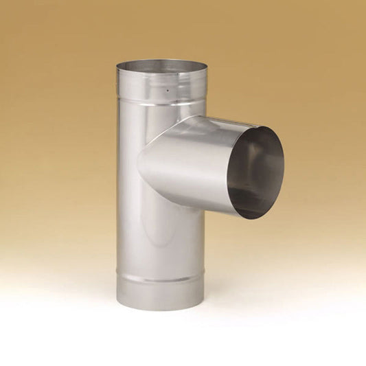 Heatfab 304-Alloy Stainless Steel Tee with Fixed Take-Off