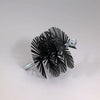 Flat Wire Round Chimney Cleaning Brush with 3/8" PT