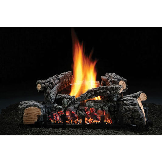 Highland Glow Vent-Free Natural Gas Log Set with Manual Valve