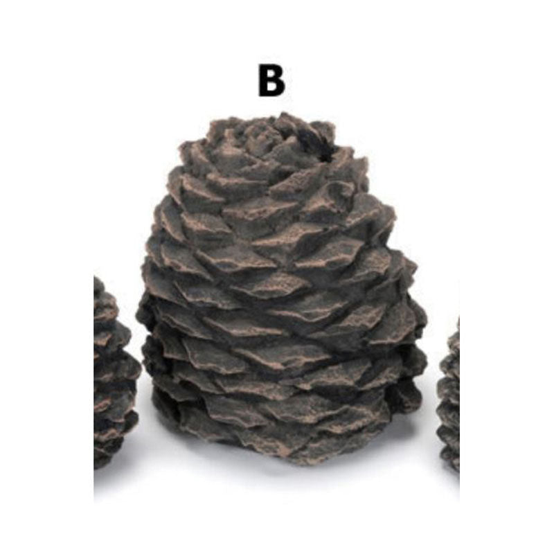 Hargrove Large Straight Ceramic Pine Cone For Gas Logs - 1210-BX
